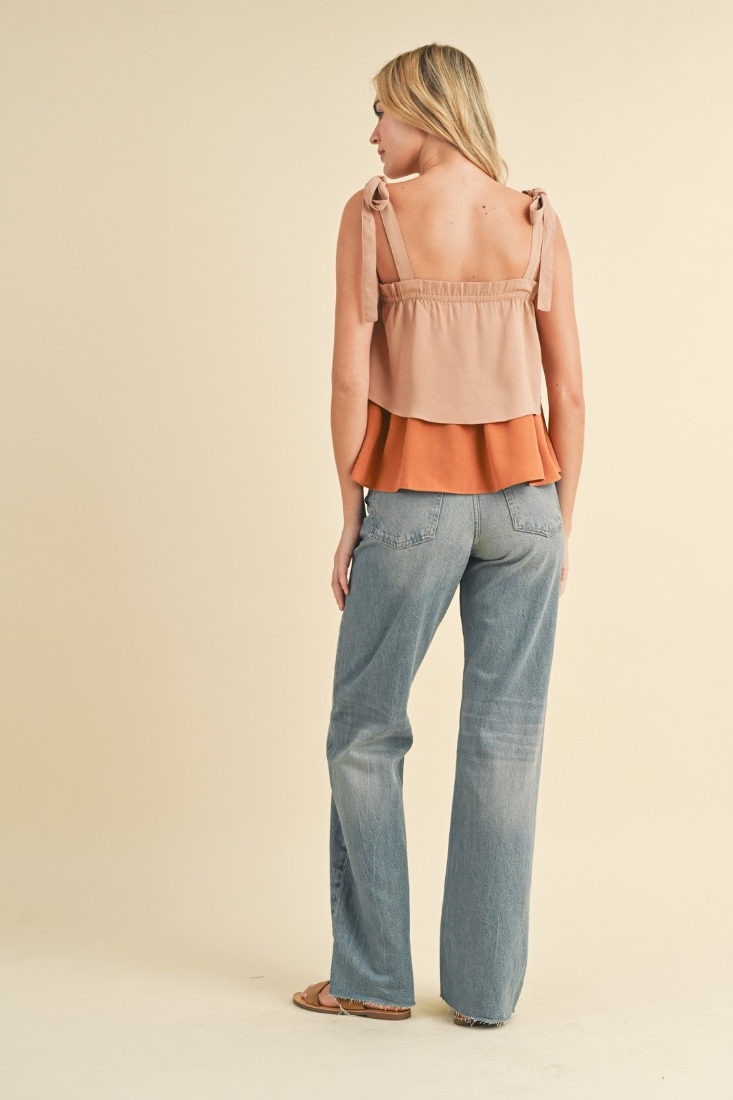 Tiered ColorBlock Cami